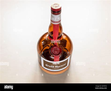 Grand marnier liqueur orange french alcohol spirit hi-res stock ...