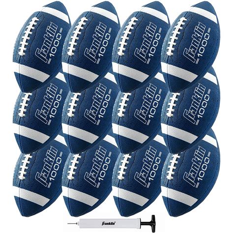 Franklin Grip-Rite 1000 Junior Size Footballs 12-Pack | Academy