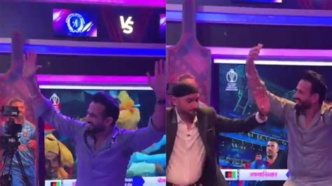 Irfan Pathan, Harbhajan Singh Show Off Their Moves After Afghanistan ...