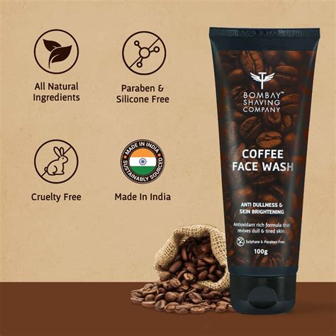 Bombay Shaving Company Coffee Face Wash, 100 gm Price, Uses, Side ...