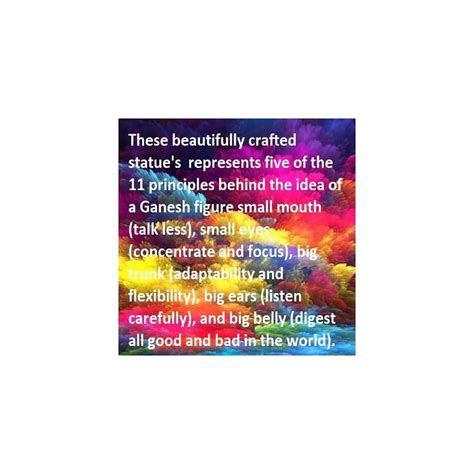 Buy Lightahead The Blessing. A Multi Colored Statue of Lord Ganesh ...