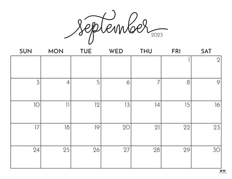 Print Calendar September 2025