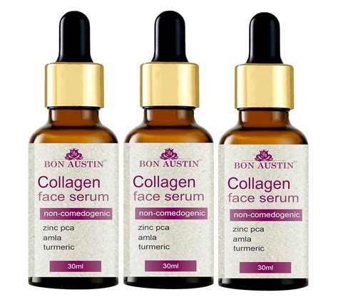 Bon Austin Collagen Face Serum with Yarrow Extract & Antioxidants, for ...