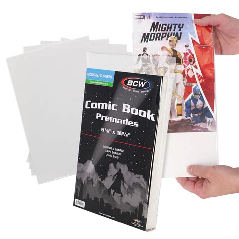 BCW Current Premade Resealable Comic Bags and Boards | Comic Book ...
