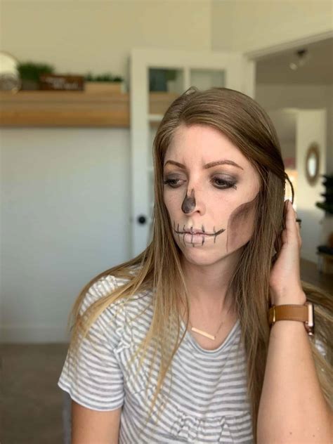 Image result for Skeleton Makeup Tutorial