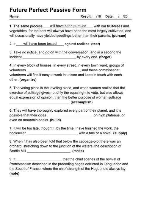 Future Perfect Passive Examples 的图像结果