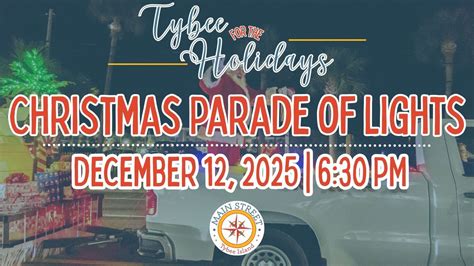 Annual Christmas Parade of Lights, Tybrisa St, Tybee Island, GA 31328 ...