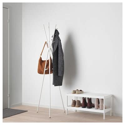 EKRAR hat and coat stand, white, 169 cm (661/2") - IKEA