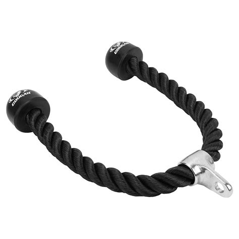 Cougar Fitness Multi Exercise Equipment (Barbell Deluxe Tricep Rope ...