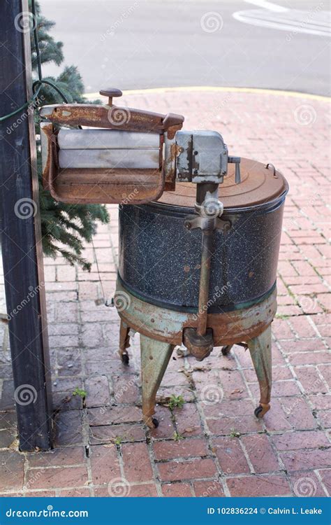 Antique Washing Machine stock photo. Image of antique - 102836224