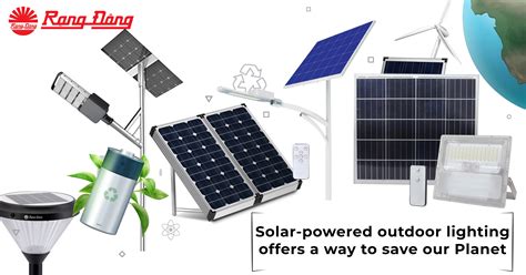 SOLAR-POWERED OUTDOOR LIGHTING OFFERS A WAY TO SAVE OUR PLANET