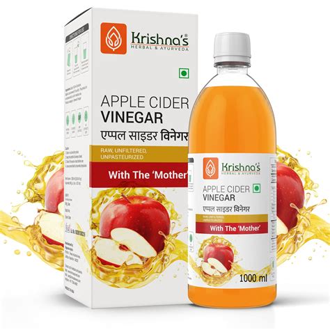 Buy Apple Cider Vinegar (Unfiltered & Unpasteurized) Online – Krishna's ...