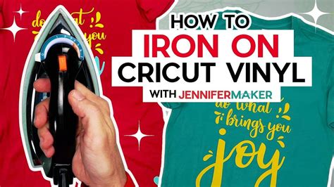 How to Iron On Cricut Vinyl With Regular Irons for Beginners | Cricut ...