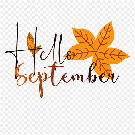 September Month Clip Art