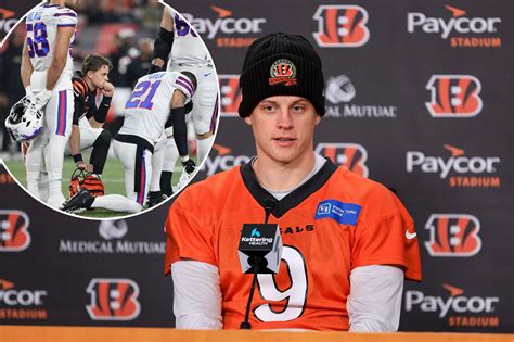 Joe Burrow: 'Nobody wanted to continue' after Damar Hamlin collapse