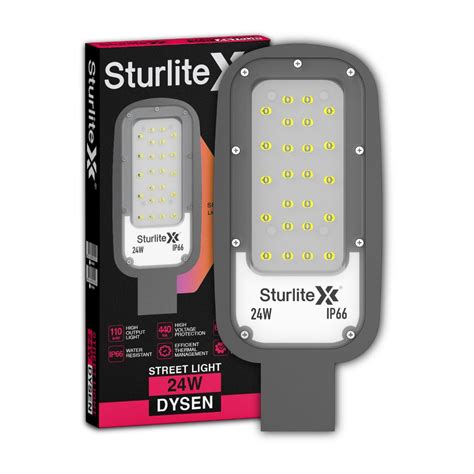 Buy Sturlite Dysen 24W LED Street Light| Cool White 6500K Color ...