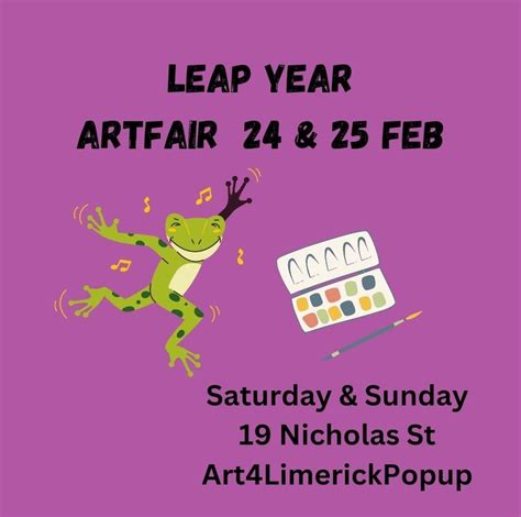 Leap year weekend Artfair , 19 Nicholas Street, Limerick, Ireland ...