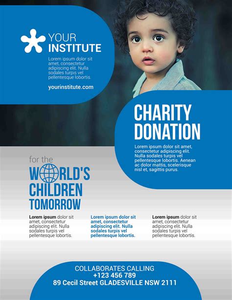 Donation Flyer Examples 的图像结果