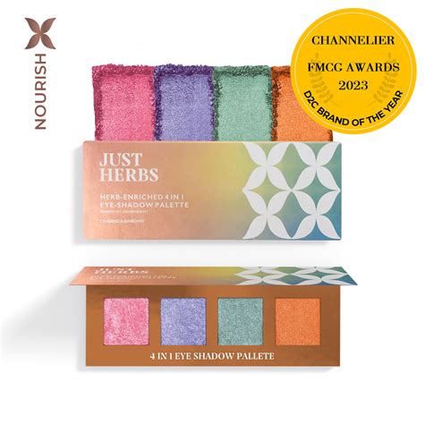 Herb Enriched 4-in-1 Eye-shadow Palette with Manjishtha and Liquorice