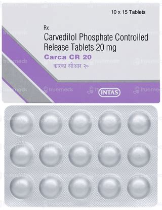 Carca 20 Mg Tablet Cr 15 - Uses, Side Effects, Dosage, Price | Truemeds