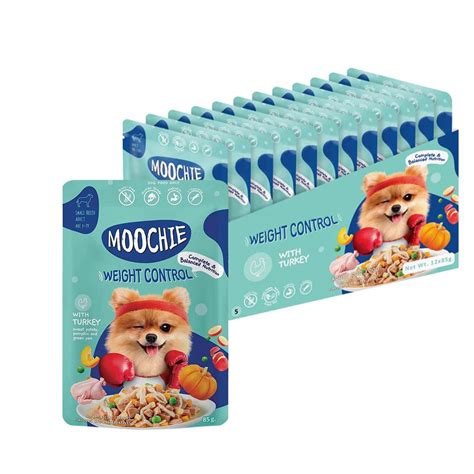 Moochie Weight Control Wet Dog Food – 85g Pouch | Low Fat Meal for Hea ...