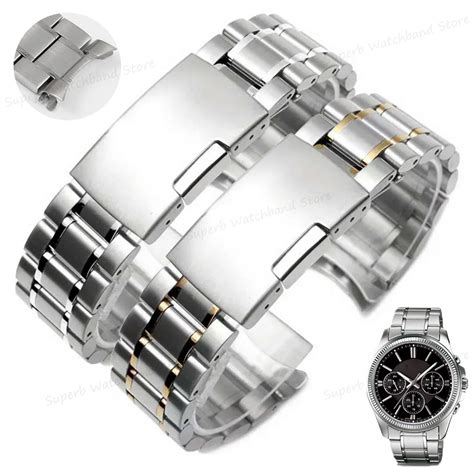 20mm-22mm-Stainless-Steel-Watch-Band-Universal-Replacement-Strap-for ...