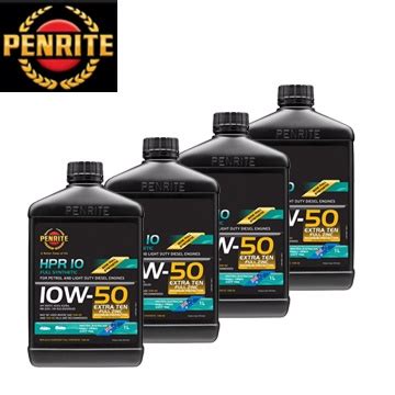 PENRITE 澳洲HPR OIL 高性能加護版10W-50汽柴油通用機油 1L-6瓶裝 - PChome 24h購物