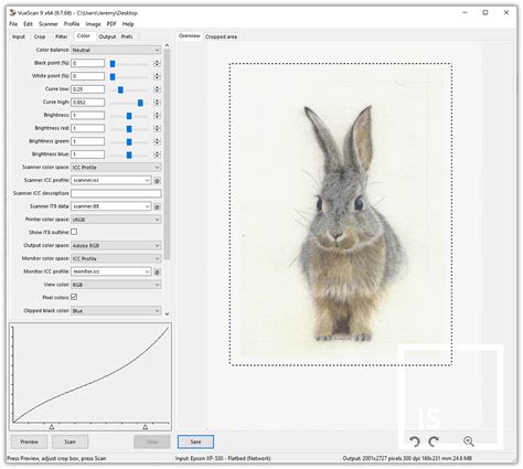 Using VueScan 的图像结果