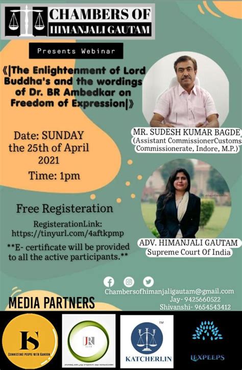 WEBINAR ON “THE ENLIGHTMENT OF LORD BUDDHA’S AND THE WORDINGS OF DR. B ...