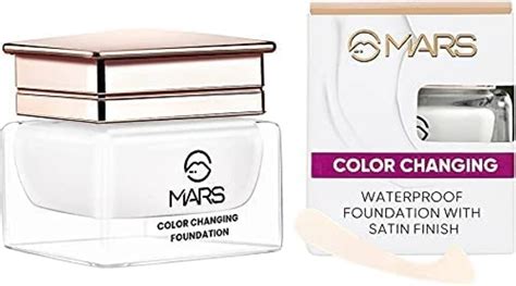 MARS Color Changing Foundation 20ml, Waterproof Liquid with Satin Finish