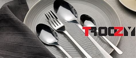 Troozy Premium Wave Complete Cutlery Set (Pack of 25) (6 Pieces Tea ...