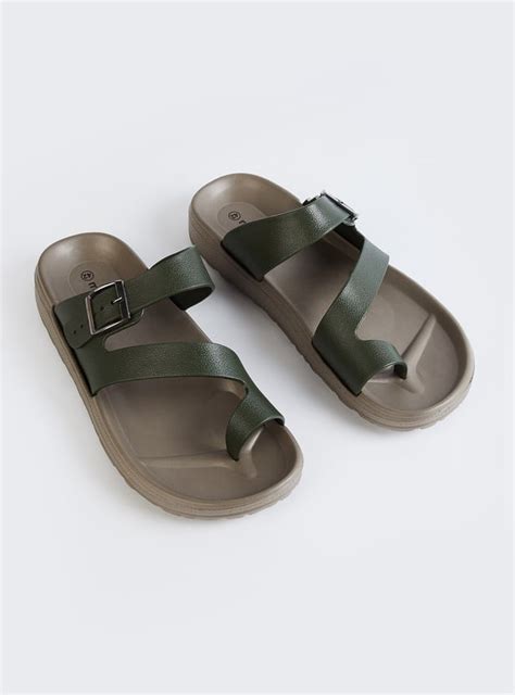 Buy Men Textured One Toe Sandals Online at just Rs. 399.0 ...