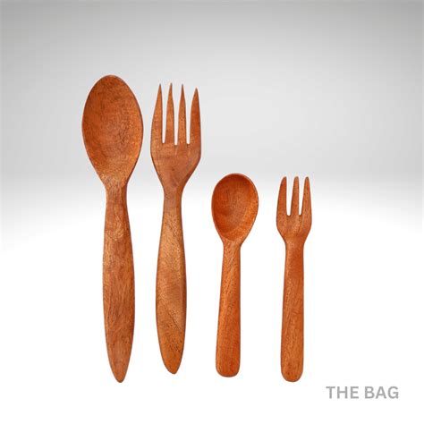 Neem wood Spoons and Forks – THE BAG