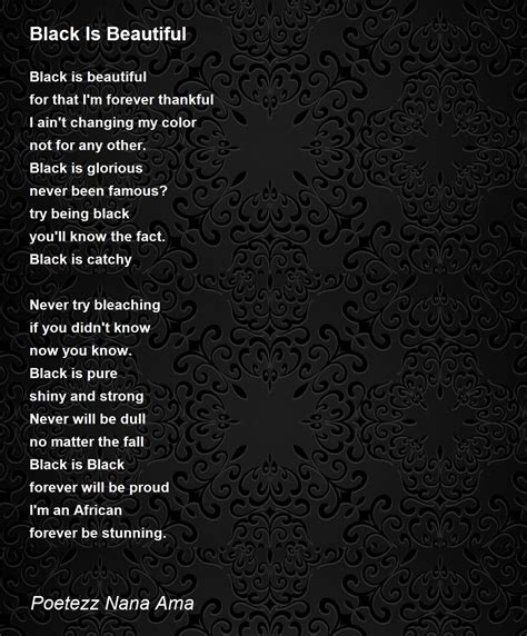Beautiful Black Poetry