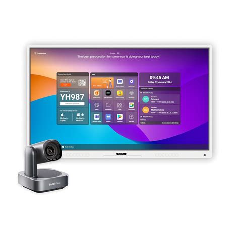 TutorPlus X Studio | GenAI Interactive Flat Panel with PTZ Camera | 4K ...
