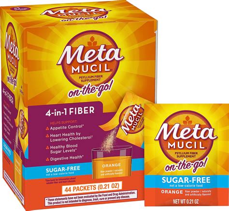 Amazon.com: Metamucil Premium Blend Sugar Free Fiber, 114 Servings ...