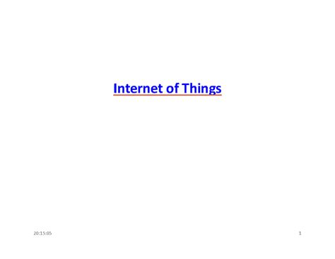 IoT & M2M Overview: Networking, Protocols, and Differences (CSE 20:15: ...