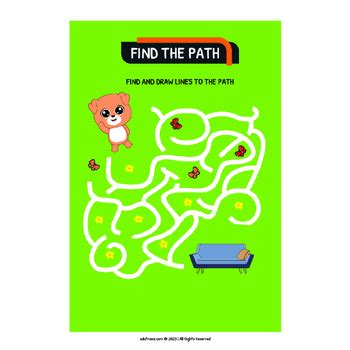 Image result for Find the Path Math Worksheets