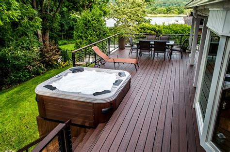 Decks Around Hot Tub Ideas