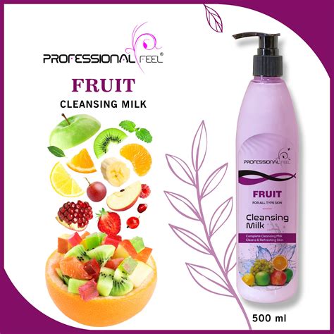 Professional Feel Mix Fruit Cleansing Milk (Smooth Soft & Clean Skin)