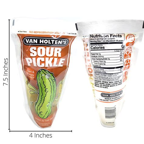 Buy Van Holten's Pickle in a Pouch (4 Pack) Dill Pickle, Hot Pickle ...