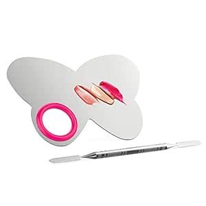 Luxspire Professional Makeup Palette Stainless Steel Butterfly ...