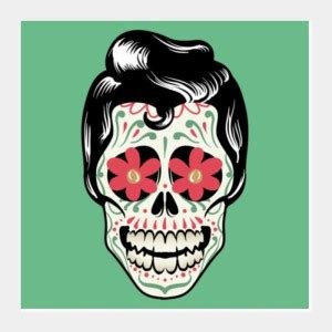 Skull Square Art Prints | Artist : Palna Patel Photographic Paper ...
