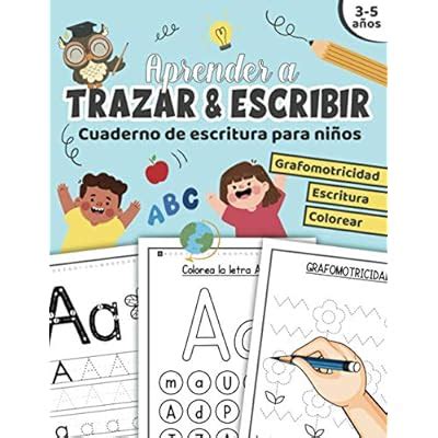 Buy Aprender a trazar & escribir: Cuaderno de escritura para niños de ...