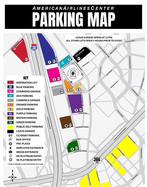 American Airlines Center Parking Map John Marshall Commons Tech Park