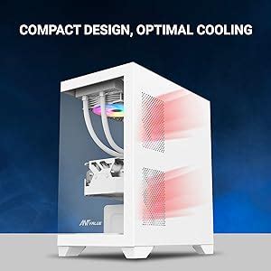Amazon.in: Buy Ant Value Tempered_Glass CV200 Mid-Tower Computer Case ...