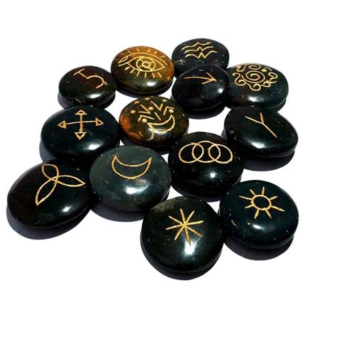 CA AGATE Blood Stone Round Karuna Reiki Set Symbol Crystal Set Reiki ...