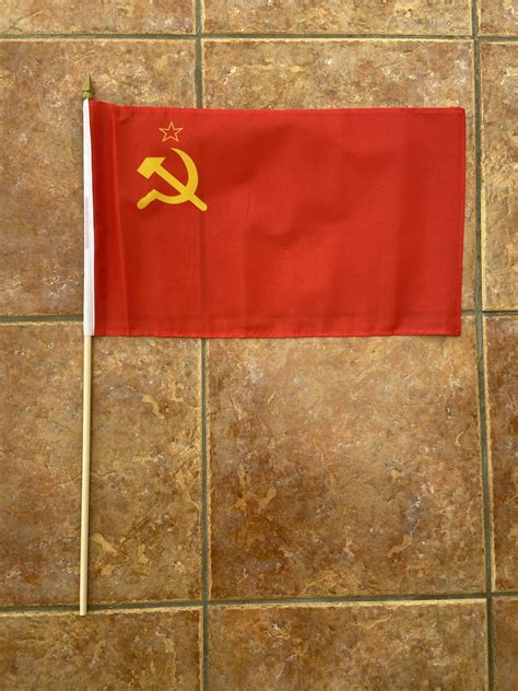 Soviet Hammer And Sickle Flag