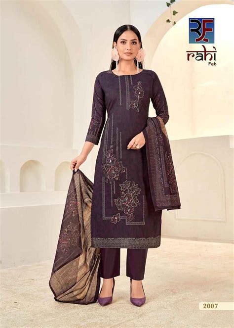 Rahi Fab Rising Silver Vol 2 Cotton Dress Material 8 pcs Catalogue
