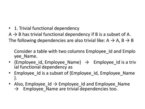 Image result for Functional Dependency Database Example